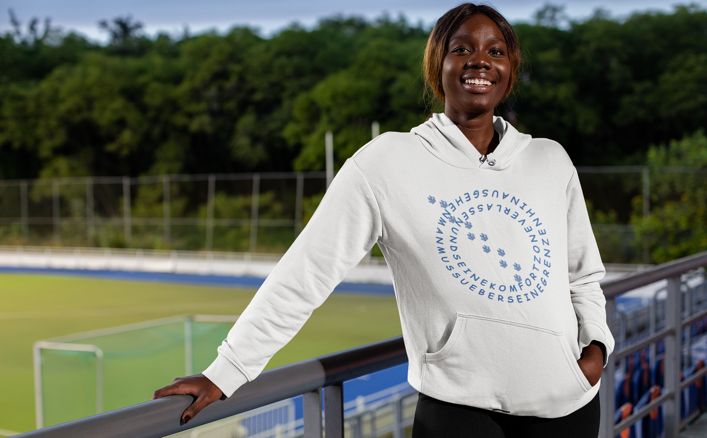 Unisex Hoodie aus Bio-Baumwolle - Spirale Komfortzone
