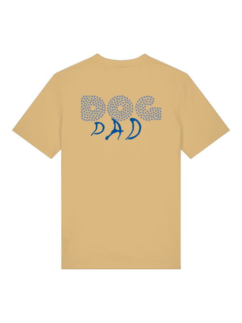 Milkis Way Unisex Dog Dad Shirt mit modernem Punktmuster auf der Rückseite