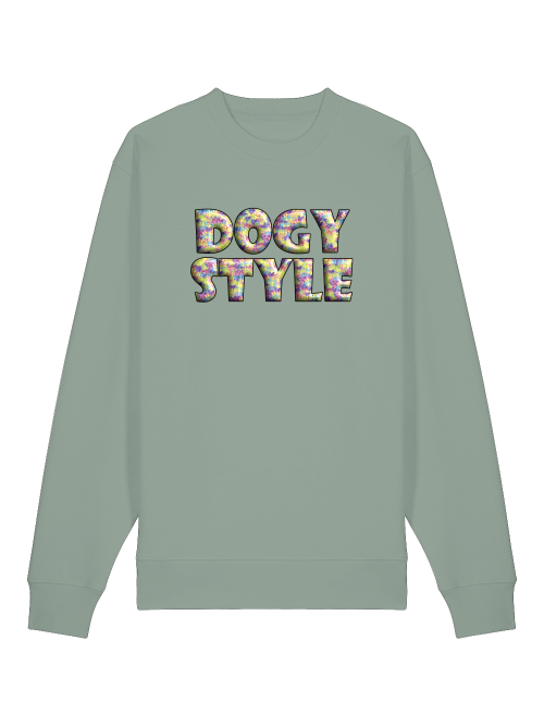 Bequemer Hundeliebhaber Sweater Geschenk von Milkis Way mit DOGY STYLE Aufdruck